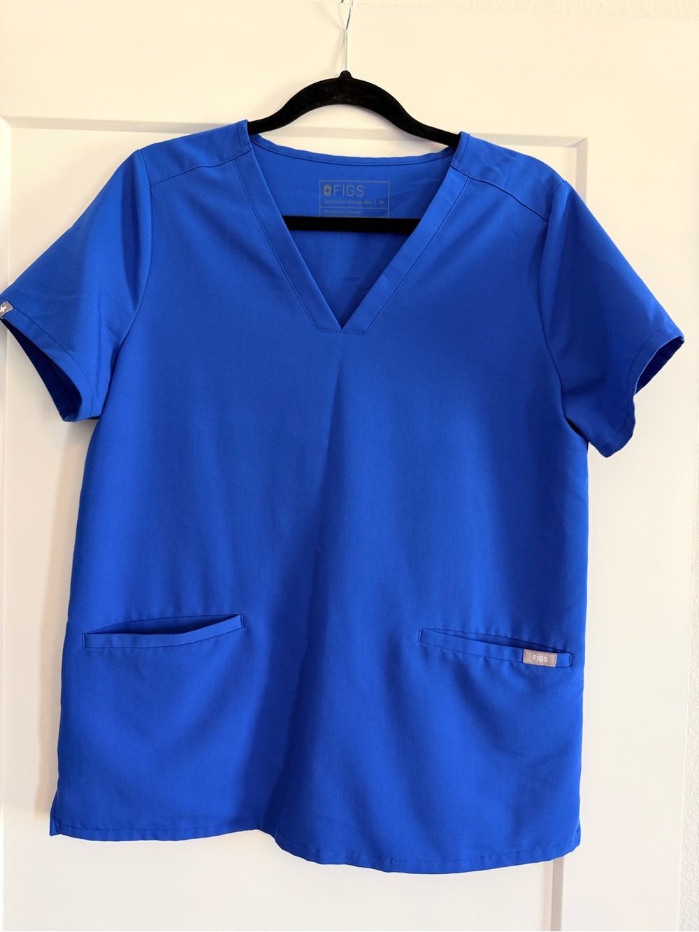 Figs Casma Royal Blue Scrub Top